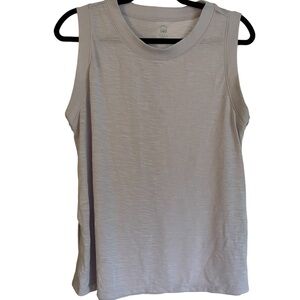Gaiam Lavender Relaxed Cotton Yoga Tank Top